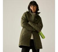 Regatta Womens Selenar Long Length Padded Jacket Water Repellent Lightweight Winter Coat