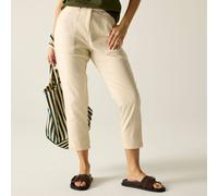 White female 16 Regatta Women's Shorebella Capri Trousers White, Size: 16