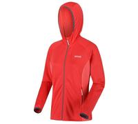 Regatta Women's Soft Shell Jacquard Helio Hooded Softshell Jacket, Red Sky, FR: L (Manufacturer's Size: 16)