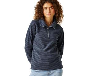 Regatta Womens Solenne 1/2 Zip Outdoor Fleece Pullover - Navy Silver - 14
