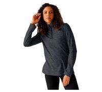 Regatta Womens Sweethart Marl Fleece Anti-Pill Midlayer Top Seal Grey