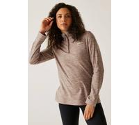 Regatta Women's Sweethart Marl Half Zip Fleece in Light Brown | Size: 10 Regatta Light Brown 10