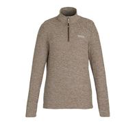 Regatta Womens Sweetheart Quarter Zip Fleece Top - Mocha - 16 UK - Mocha - 70% Polyester/30% Recycled Polyester