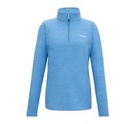 Regatta Womens Sweetheart Quarter Zip Fleece Top - Washed Denim - 12 UK - Washed Denim - 70% Polyester/30% Recycled Polyester