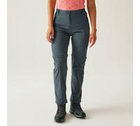 Regatta Womens/Ladies Travel Light II Packaway Hiking Trousers (12 UK R) (Seal Grey)