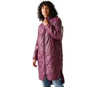Triea Longline Hooded Insulating Baffled Jacket Regatta Purple 14