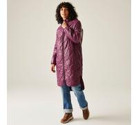 Triea Longline Hooded Insulating Baffled Jacket Regatta Purple 8