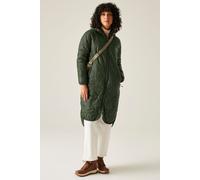 Regatta Women's Triea Longline Hooded Insulating Padded Jacket in Green | Size: 12 Regatta Green 12