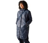 Triea Longline Hooded Insulating Baffled Jacket Regatta Navy 12
