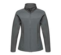 Regatta Womens Uproar Soft Shell Jacket - Seal Grey - 14 UK - Seal Grey - 96% Polyester/4% Elastane