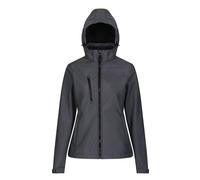 Regatta Womens/Ladies Venturer Hooded Soft Shell Jacket (Seal Grey/Black) - Size 12 UK