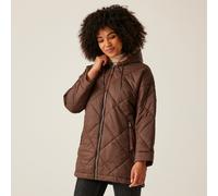 Regatta Womens Emila Padded Jacket - Dark Brown/Warm Taupe - 18