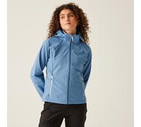 Regatta Women's Breathable Bourda Softshell Jacket Coronet Blue White, Size: 18