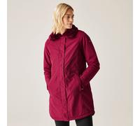 Regatta Women's Waterproof Renata Fur Collar Parka Red, Size: 8