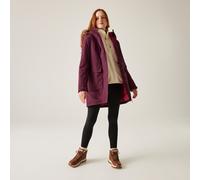 Regatta Women's Sabinka Hooded Waterproof Longline Insulated Jacket in Purple | Size: 14 Regatta Purple 14