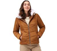 Regatta Womens Wildrose Padded Insulated Hooded Jacket Coat - Brown - Size 14 UK