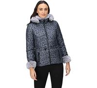 Regatta Women's Willabella Baffled Quilted Jackets, Black Animal, 8 UK