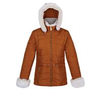(14 UK, Copper Almond) Regatta Womens/Ladies Willabella Faux Fur Trim Jacket
