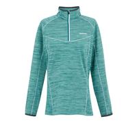 Regatta Women's Yonder II Half Zip Fleece Top - Gulfstream - 14 UK - Gulfstream - 96% Recycled Polyester/4% Elastane