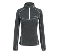 Regatta Women's Yonder II Half Zip Fleece Top - Seal Grey - 14 UK - Seal Grey - 96% Recycled Polyester/4% Elastane