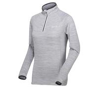 Regatta Womens Yonder Quick Dry Grid Fabric Performance Wicking Zip Neck Fleece T-Shirts/Polos/Vests - White, 18