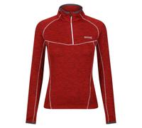 Regatta Womens Yonder Raglan Long-Sleeved Sweatshirt - Rumba Red - 14 UK - Rumba Red - 96% Polyester/4% Elastane