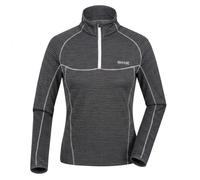 Regatta Womens Yonder Raglan Long-Sleeved Sweatshirt - Seal Grey/White - 16 UK - Seal Grey/White - 96% Polyester/4% Elastane