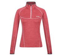 Regatta Womens Yonder Stitched Funnel Neck Raglan Sleeve Sweatshirt in Mineral Red - Size 16 UK
