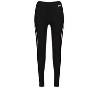 Regatta Womens Zimba Merino Wool Mix Super Soft Odour Control Performance Wicking Bottoms Base Layer - Black, 18