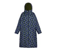 Regatta WomensOrla Kiely Polka Dot Changing Robe - Blue/Dark Olive - Blue/Dark Olive - One Size - 62% Polyester/38% Recycled Polyester