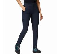 Regatta WomensPentre Stretch Isoflex Durable Water Repellent Part Elasticated Waist 2 Zipped Pockets Trousers - Perfect for Outdoors, Walking, Hiking & Camping Navy