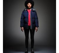 (8, Navy) Regatta x Christian Lacroix Womens Gallician Baffled Padded Jacket Coat