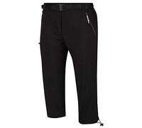 Regatta Womens Xrt Capri Lightweight Water Repellent Pants - Black - Size 42 (Waist)
