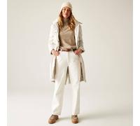 Regatta Women's Yannta Hooded Waterproof Longline Insulated Jacket in Beige | Size: 16 Regatta Beige 16