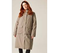Women's Yarli Waterproof Longline Jacket, Beige 16