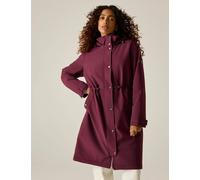 Regatta Yasira Hooded Padded Longline Jacket Purple