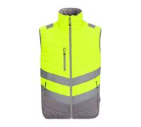 Regatta Professional Men's Thermal Baffle Bodywarmer Hi-Vis 2-Tone Gilet, Yellow, L