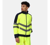 Regatta Men's Hi Vis Pro Waterproof Reflective Softshell Work Jacket, Breathable & Reflective - Perfect for Outdoors, Workwear, Contruction
