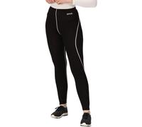 Regatta Womens Zimba Merino Wool Mix Super Soft Odour Control Performance Wicking Bottoms Base Layer - Black, 18