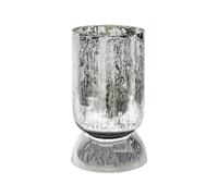 Regency Metalic Tiered Vase Silver H23.5cm D15cm Ivyline Metallic Silver One Size