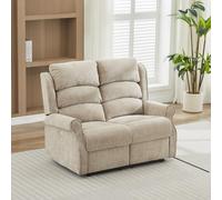 Regency Recliner Sofa - 2 Seater - Rabbit - Fabric