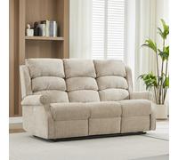 Regency Recliner Sofa - 3 Seater - Rabbit - Fabric