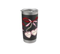 Regency Romance Locket Art Book Lover Tee Stainless Steel Insulated Tumbler