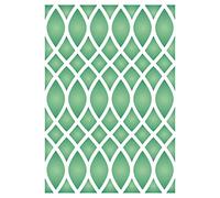 Regency Trellis Layering Stencil, 11.43 x 16.51 cm - Layering Stencil use to add Texture and Design to Mixed Media Backgrounds