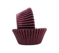 Regency Wraps Baking Cups Greaseproof Professional Grade for Cupcakes and Muffins, Pack of 40, Burgundy Solid