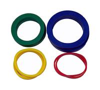 Regency Wraps Evendough Bands Rolling Pin Rings, Multicolor