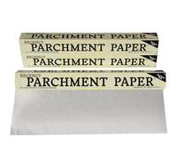Regency Wraps Parchment Paper for Non-Stick Cooking and Baking, Lining Cookie Sheets, Cake Pans, Air Fryer and Microwave Safe, Greaseproof, White, 20ft Roll (Pack of 3)