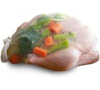 Regency Wraps RW825 Cotton Mesh Bag Socks for Making Clear Broth and Flavorful Soup, Natural