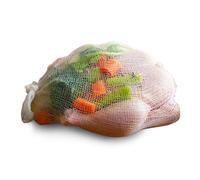 Regency Wraps Sock Mesh Bag for Making Clear Flavorful Broth and Soups, Natural Cotton Blend