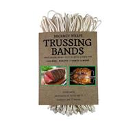 Regency Wraps Trussing Bands, 7" Cotton Elastic Poultry Loops, Pack of 200, Oven and Food Safe for Making Rotisserie Chicken, Roasting Turkey, Forming Roasts